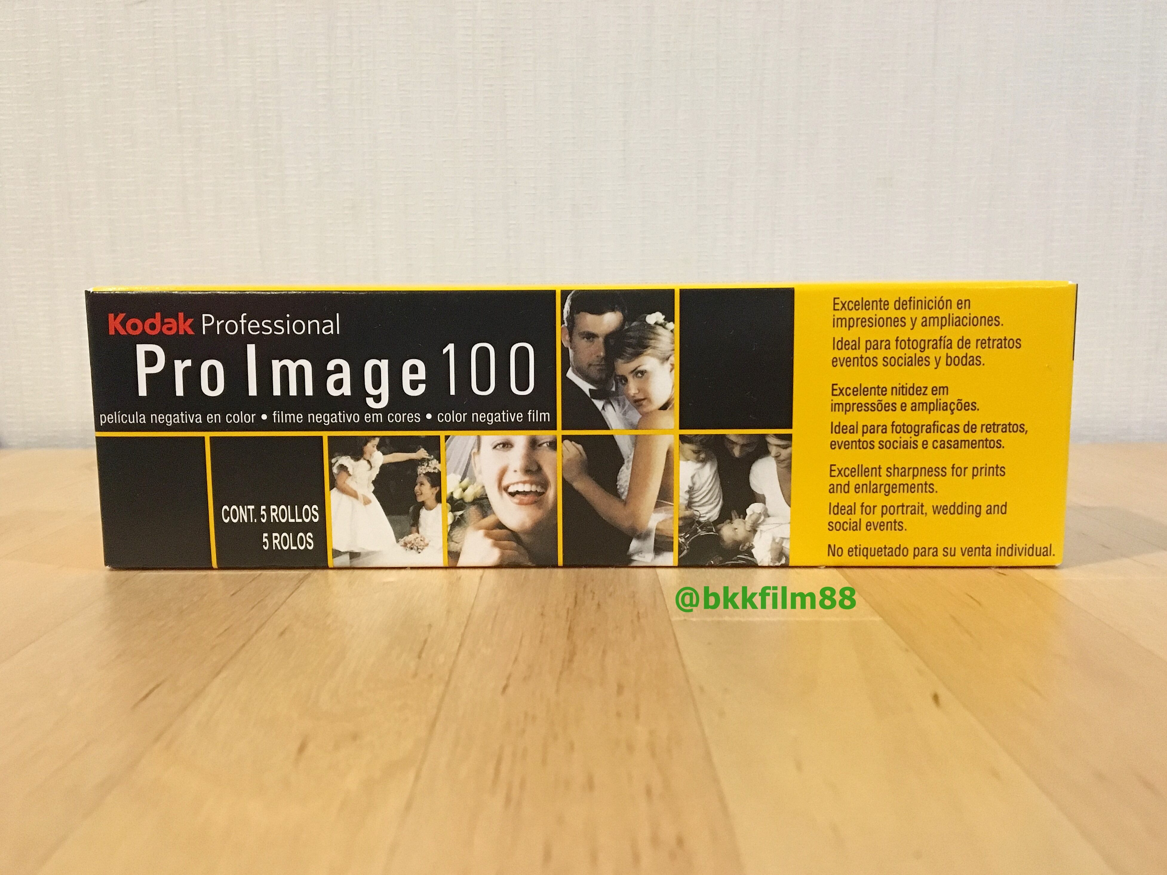 ฟิล์มสี 1 pack 5 ม้วน Kodak Pro Image 100 35mm 36exp 135-36 สำหรับกล้องฟิล์ม 35มม. กล้องทอย ฟิล์มใหม่ หมดอายุ 10/2021