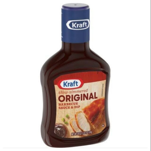 Kraft ซอสบาร์บีคิว ออริจินัล 510 g. ซอสบาร์บีคิวหอมกลิ่นเครื่องเทศ ใช้หมัก ทาและจิ้มในขวดเดียว รสชาติเปรี้ยวหวาน กลมกล่อม