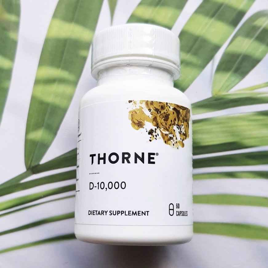 วิตามินดี D10000 IU 60 Capsules (Thorne Research®) Vitamin D (10,000 IU) 250 mcg Lazada.co.th