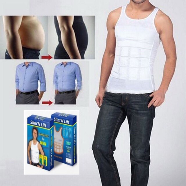 Slim N Lift Slimming Shirt For Men ✔️Chest Shaping ✔️Flattening Abdomen  ✔️Stimulates Muscle Toning ✔️No Hemming ✔️Material 80% Nylon 20%…