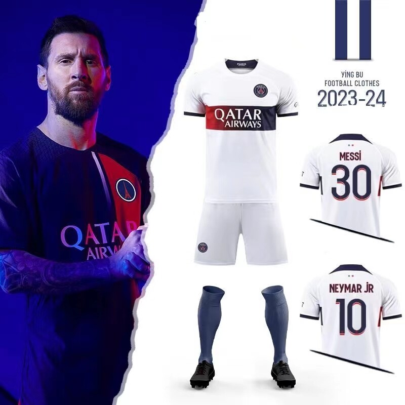 Youth MESSI #30 PSG Jersey Kit 2022/23 Third