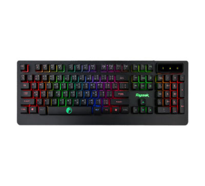 Razeak RK-8702 คีบอร์ดเกมมิ่ง ไฟ9โหมด Gaming Keyboard แท้ประกันศูนย์1ปี (สีดำ) Razeak RK-8702 คีบอร์ดเกมมิ่ง ไฟ9โหมด Gaming Keyboard แท้ประกันศูนย์1ปี (สีดำ)