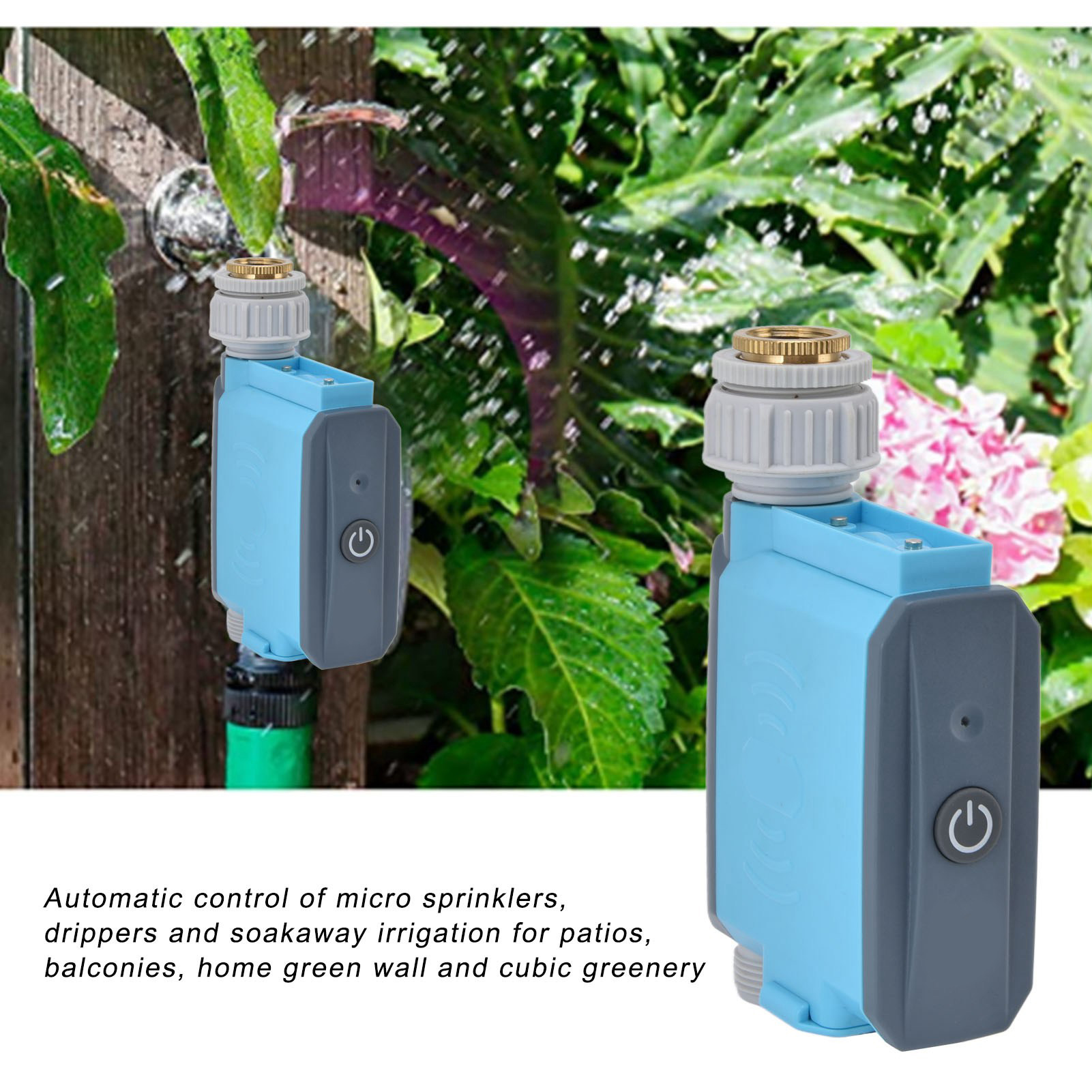 ตัวจับเวลาการชลประทาน IP67 โทรศัพท์บลูทูธกันน้ำรีโมทคอนโทรล Rain