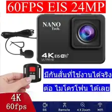 ราคากล้องแอ็คชั่นแคม มีระบบกันสั่นล่าสุด กล้องติดหมวก กล้องกันน้ำ กันน้ำ 2.0\" LCD 4K สีดำ รุ่น K80 Free Remote และ ไมค์ 1 ชุด