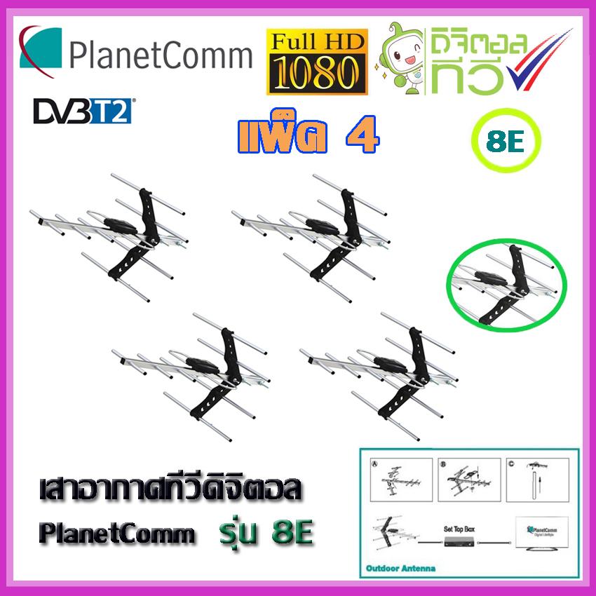 เสาอากาศทีวีดิจิตอล PlanetComm Antenna Wing 8E แพ็ค 4(WIS ASIA)