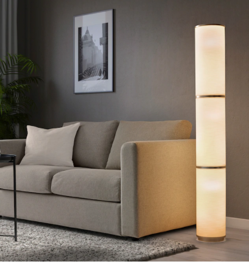 Floor lamp, white138 cm