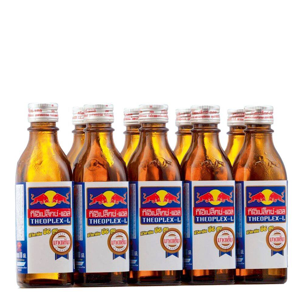กระทิงแดง ทีโอเปล็กซ์-แอล ขนาด 100 มล. x 10 ขวด/Red Bull Toxex-L, 100 ml. X 10 bottles