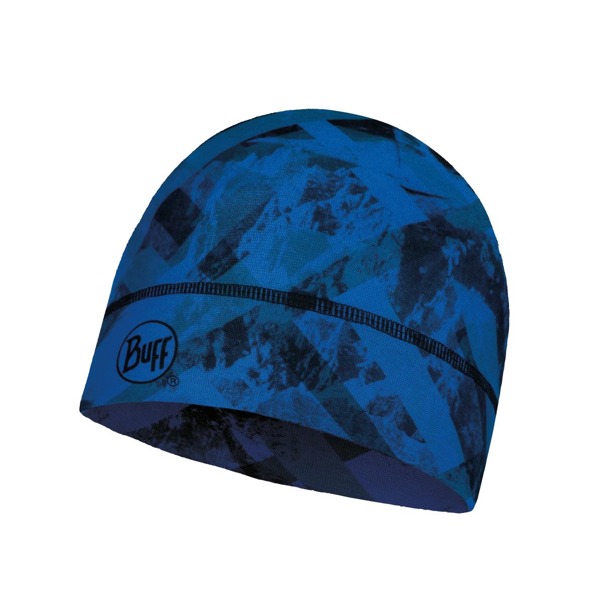 Adult Buff Mens Mountain Top Cape Blue Thermonet Hat
