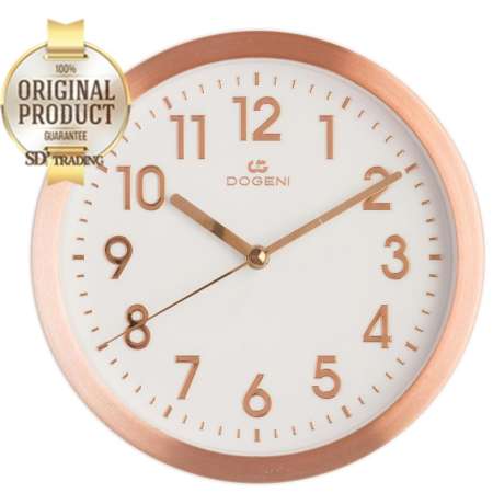 DOGENI นาฬิกาตกแต่งบ้านและมีสไตส์ รุ่น WNM002RG สีโรสโกลด์