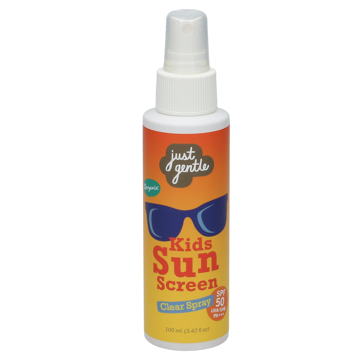 Just Gentle สเปรย์กันแดดสำหรับเด็ก Kids Sunscreen Clear Spray SPF 50UVA/UVB PA+++ (100ml)