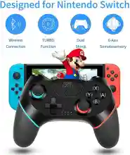 ภาพขนาดย่อของภาพหน้าปกสินค้าBEATY Blth-compatible Pro Gamepad Wireless Pro Controller สำหรับ Nintendo Switch แป้นเกมส์จอยเกมส์คอนโซลระยะไกล จากร้าน B BEATY บน Lazada