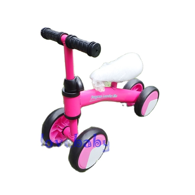 รถจักรยานขาไถ สีชมพู learning bike สินค้าเป็นของแถม