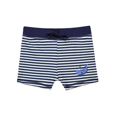 Mothercare navy striped trunkie swim shorts VD491