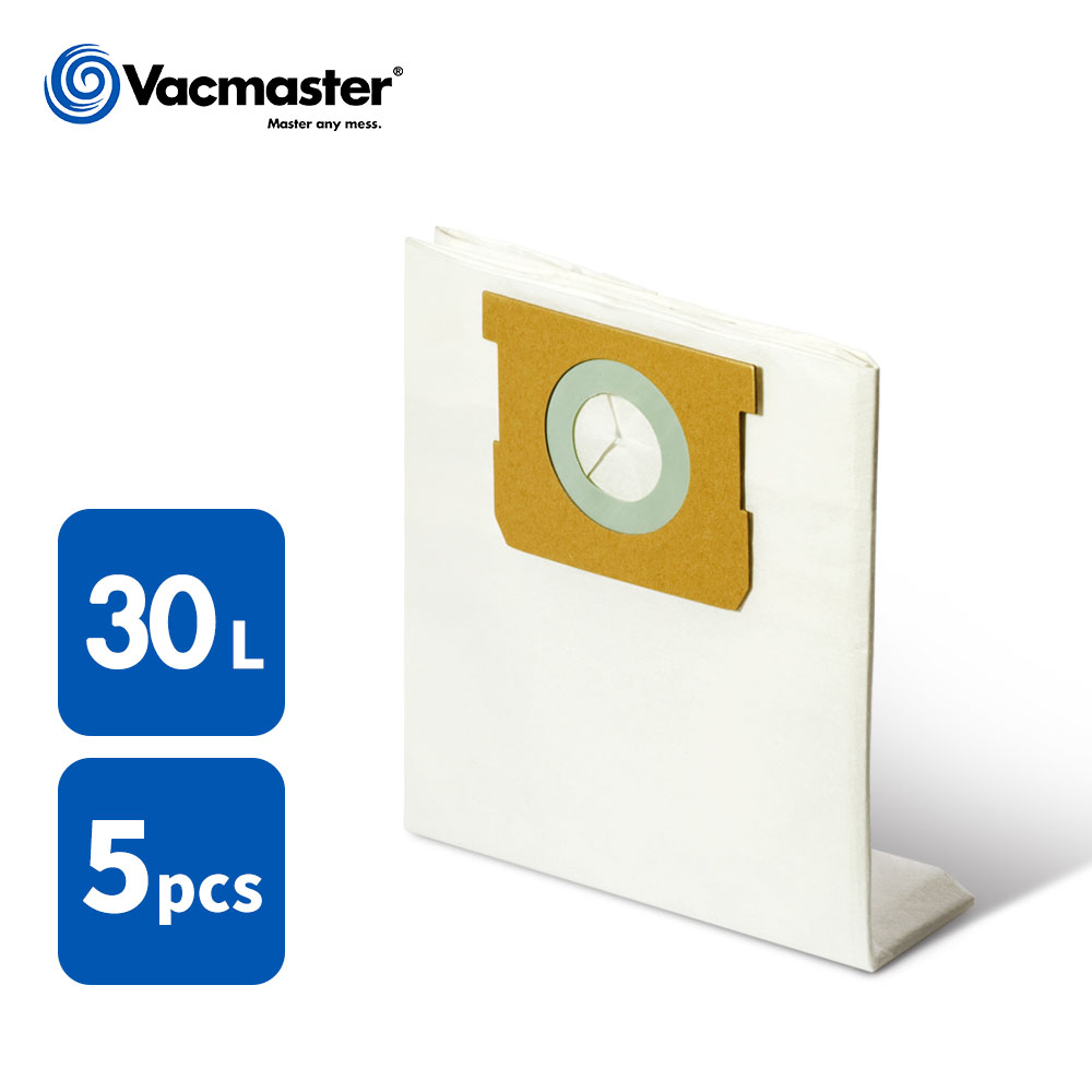 Vacmaster Filtration Dust Bags for Vacuum Cleaner 30L Wet Dry Vac