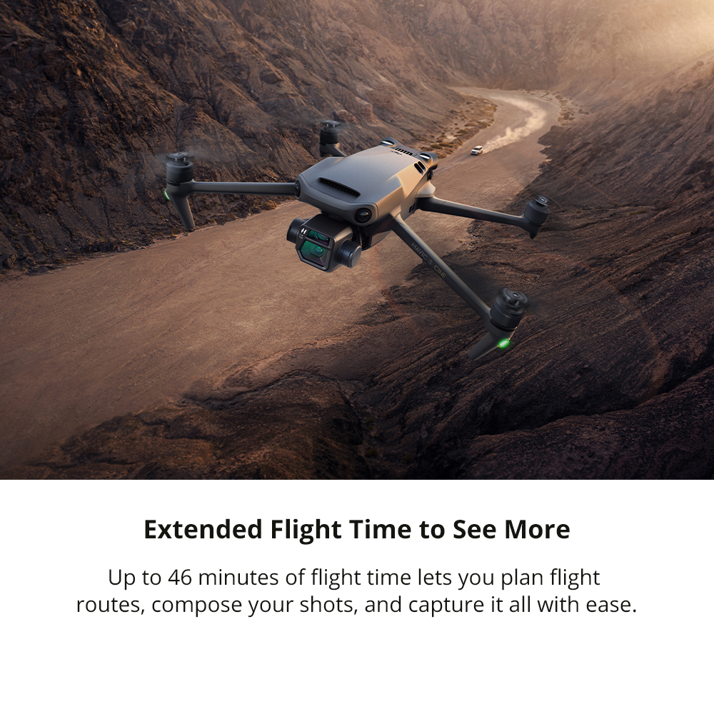 [Pre Order Mavic 3 Combo][NEW ARRIVAL]DJI Mavic 3 ดีเจไอ กล้องชัด 4K/60fps คมชัดสีสวยสมจริง กิมบอลกันสั่นแบบ 3 แกน บินนาน