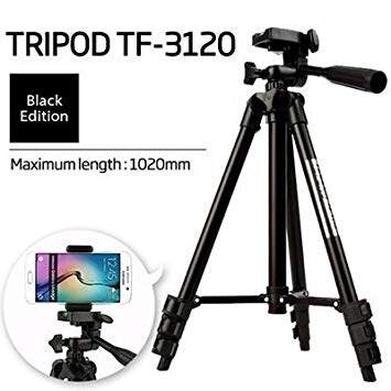 ขาตั้งกล้อง 3 ขา รุ่น black สำหรับช่างภาพด้วยมือถือ มืออาชีพ ฟรี หัวต่อมือถือ Tripod By Neon