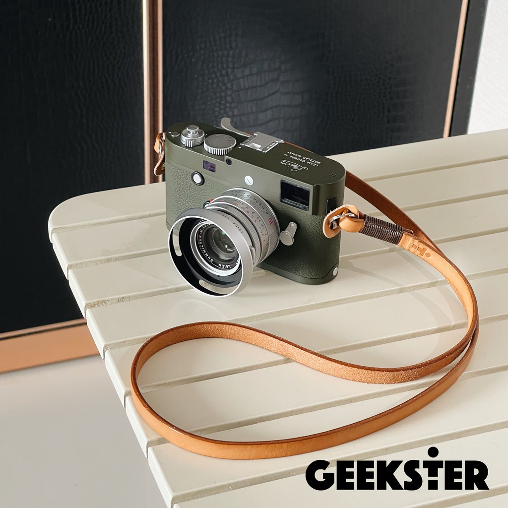 สายคล้องกล้อง หนังแท้ GEEKSTER ( Camera Leather Strap - สายคล้อง สายคล้องคอ ห้อยกล้อง คล้องกล้อง สาย หนัง )