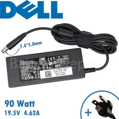 Dell Adapter ของแท้ 19.5V/4.62A 90W หัวขนาด 7.4x5.0mm สายชาร์จ เดล อะแดปเตอร์ สายชาร์จ Dell
