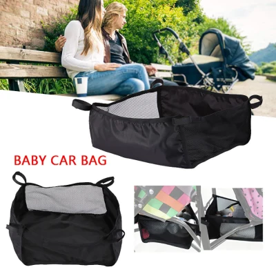 TANFU Newborn Organizer Bag Portable Baby Hanging Basket Pram Stroller Accessories Stroller Basket