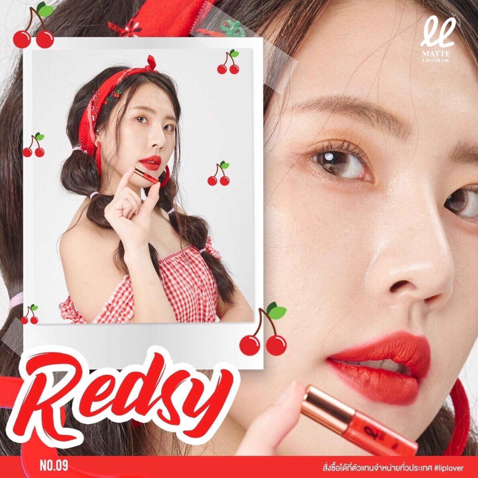 รีวิว LipLover ลิปเลิฟเวอร์ ลิปแมทติดทน (เบอร์ 09 เรดซี่/ Redsy
