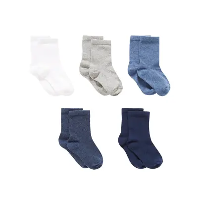 mothercare blue socks with aegis - 5 pack KA738