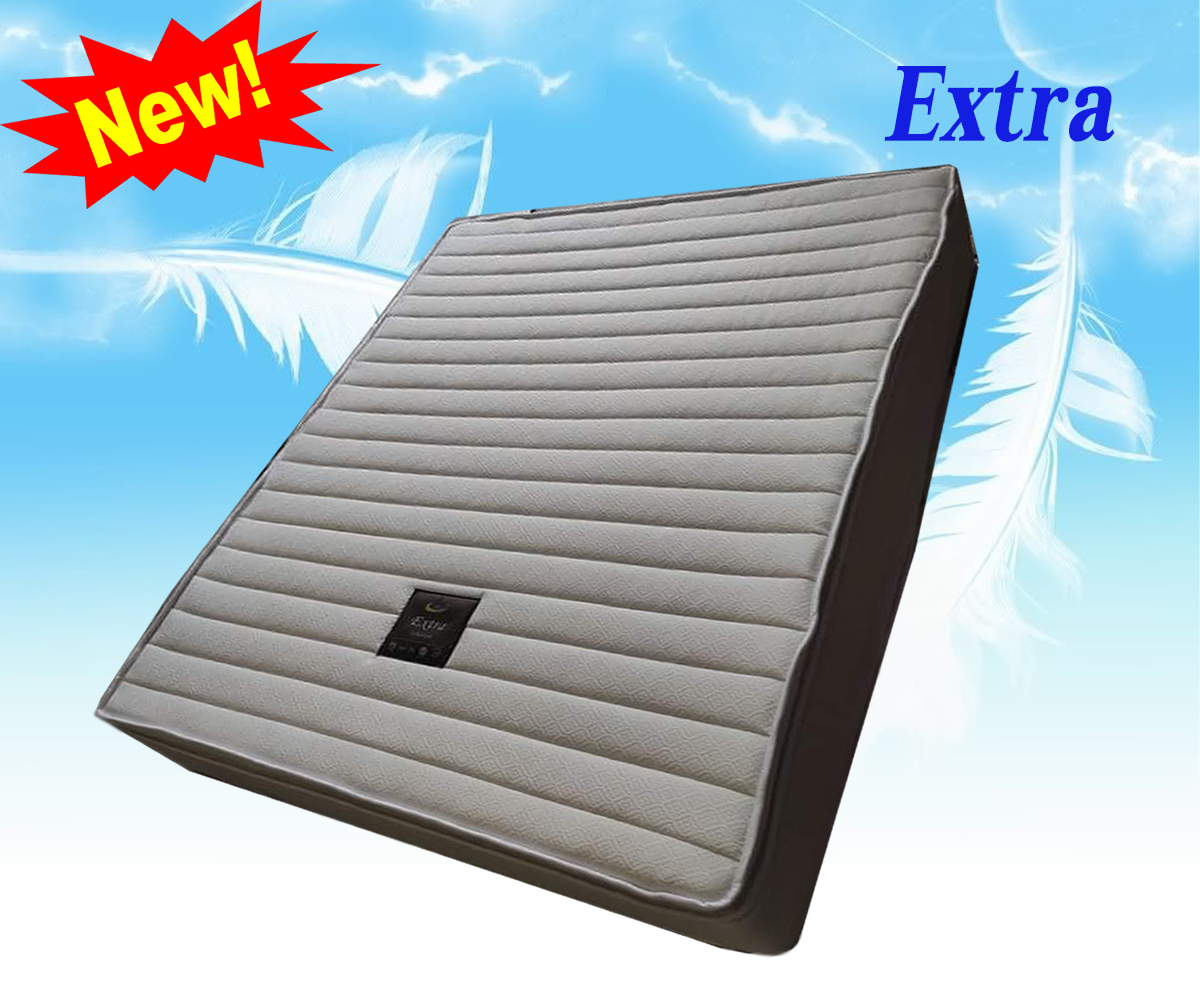 ADHOME (ฟรี ค่าจัดส่ง) ที่นอนสปริงเสริม Pillow Top 1 ด้าน ขนาด 6 ฟุต รุ่น Extar สีขาว --ส่งฟรี --