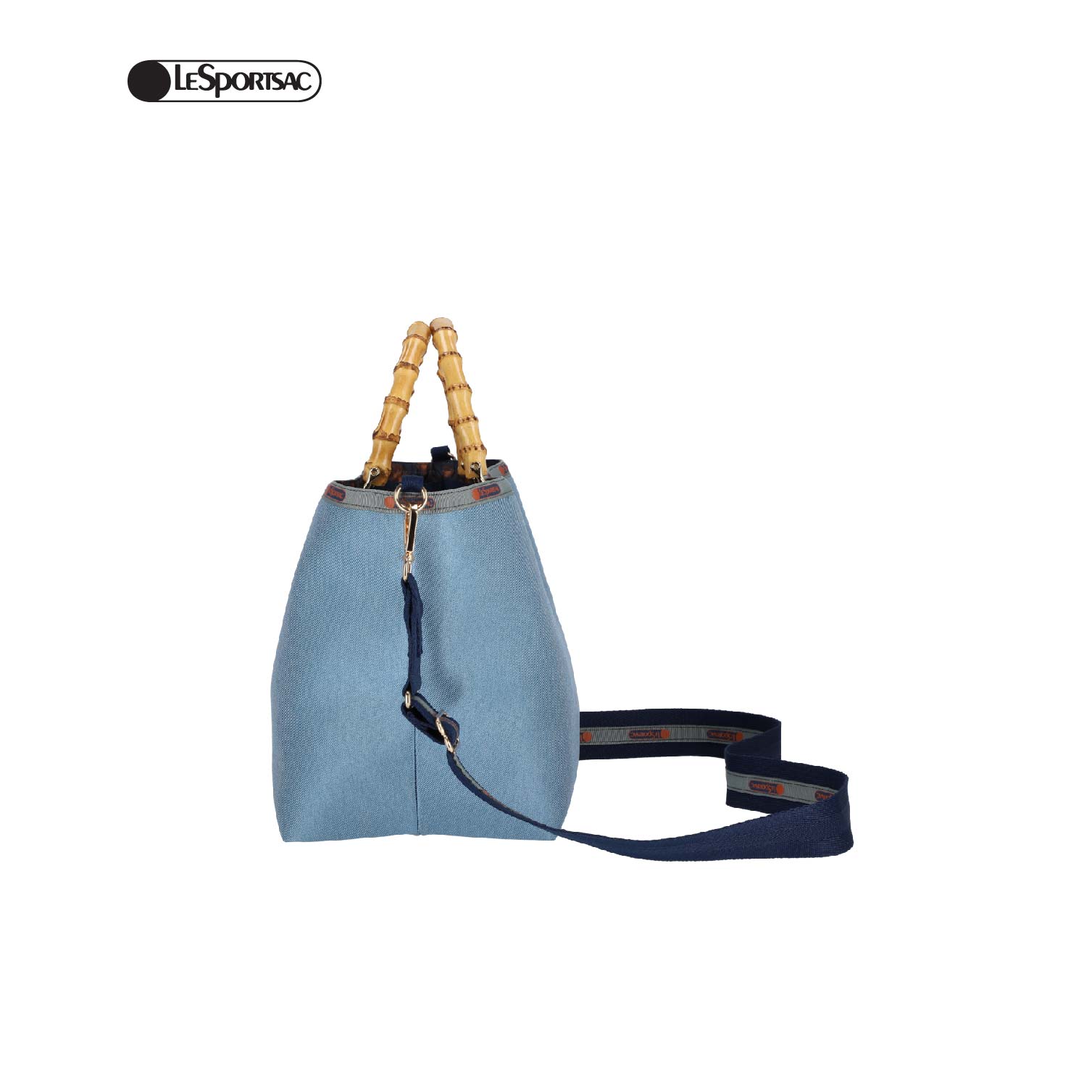 Lesportsac Med Bamboo tote W/ST bag กระเป๋าสะพายข้าง Style 2008 
