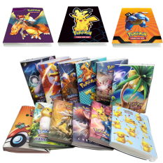 ABBAD cho trẻ em Phim hoạt hình Thư mục Bộ sưu tập Pikachu 240 cái Người thu thập thẻ Sách Album thẻ Chủ thẻ Album thẻ trò chơi Album bài Pokemon