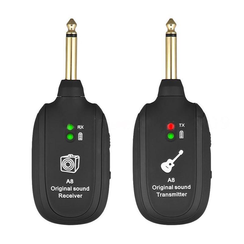 UHF Guitar Wireless System Transmitter Receiver Built-in Rechargeable Malaysia