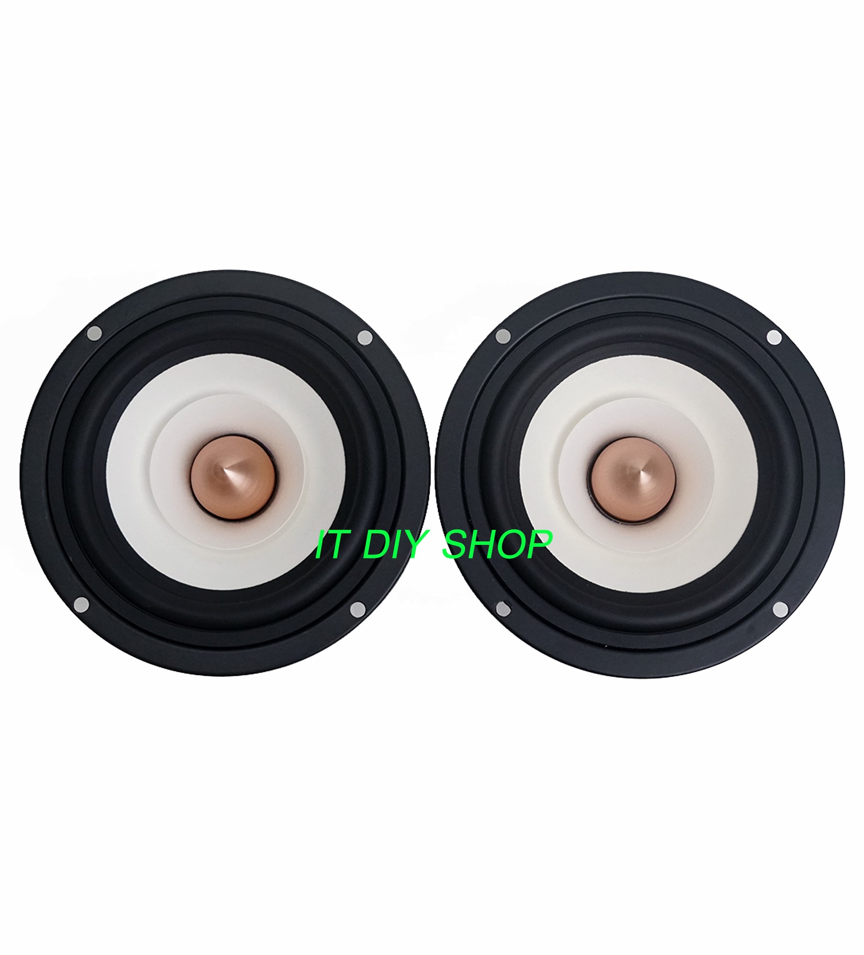 ลำโพง 4 นิ้วฟลูเร้นจ์ ลำโพงเสียงดี Hifi พร้อมส่ง 4 Inch Full Range Speaker 2 Pcs It Diy Shop