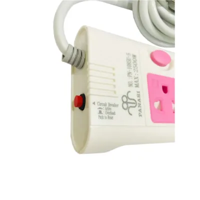 ปลั๊กไฟ ((4 ช่อง 2 USB 5 เมตร))2500w PN-1085U มีฟิวส์ป้องกันไฟกระชากหรือไฟเกิน มีปุ่มเปิด/ปิดแยกช่อง รับประกันสินค้า100%