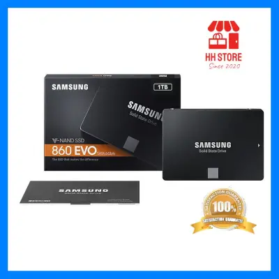 จัดส่งฟรี SAMSUNG 1TB V-NAND SSD 860 EVO SATA 6GBb/s 2.5" MZ-76E1T0 Internal Solid State Drive ไม่มีไม่ได้แล้ว
