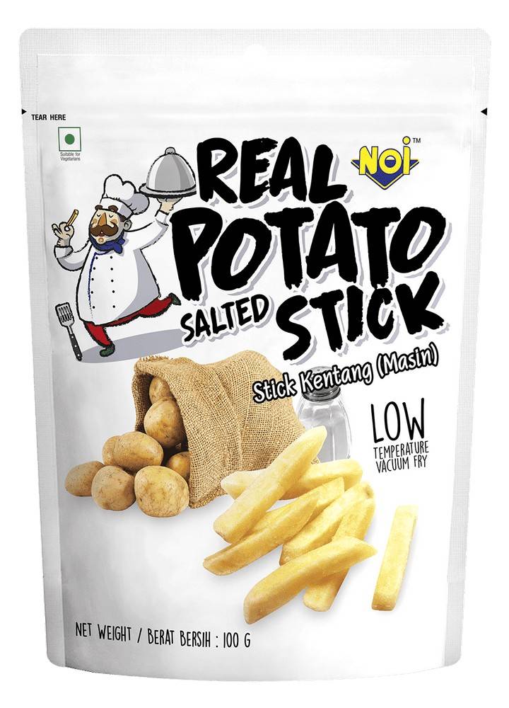 NOI Funstix Mixed Potato Yam Stick with Salt, Noi real potato stick มันฝรั่งแท้ชนิดแท่งทอดกรอบ