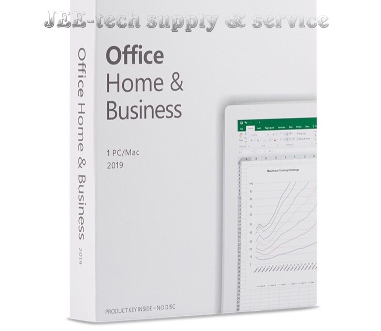 2019 ใหม่ซอฟต์แวร์ Office Home and Business 2019 ใบอนุญาต For Windows10 (BOX)