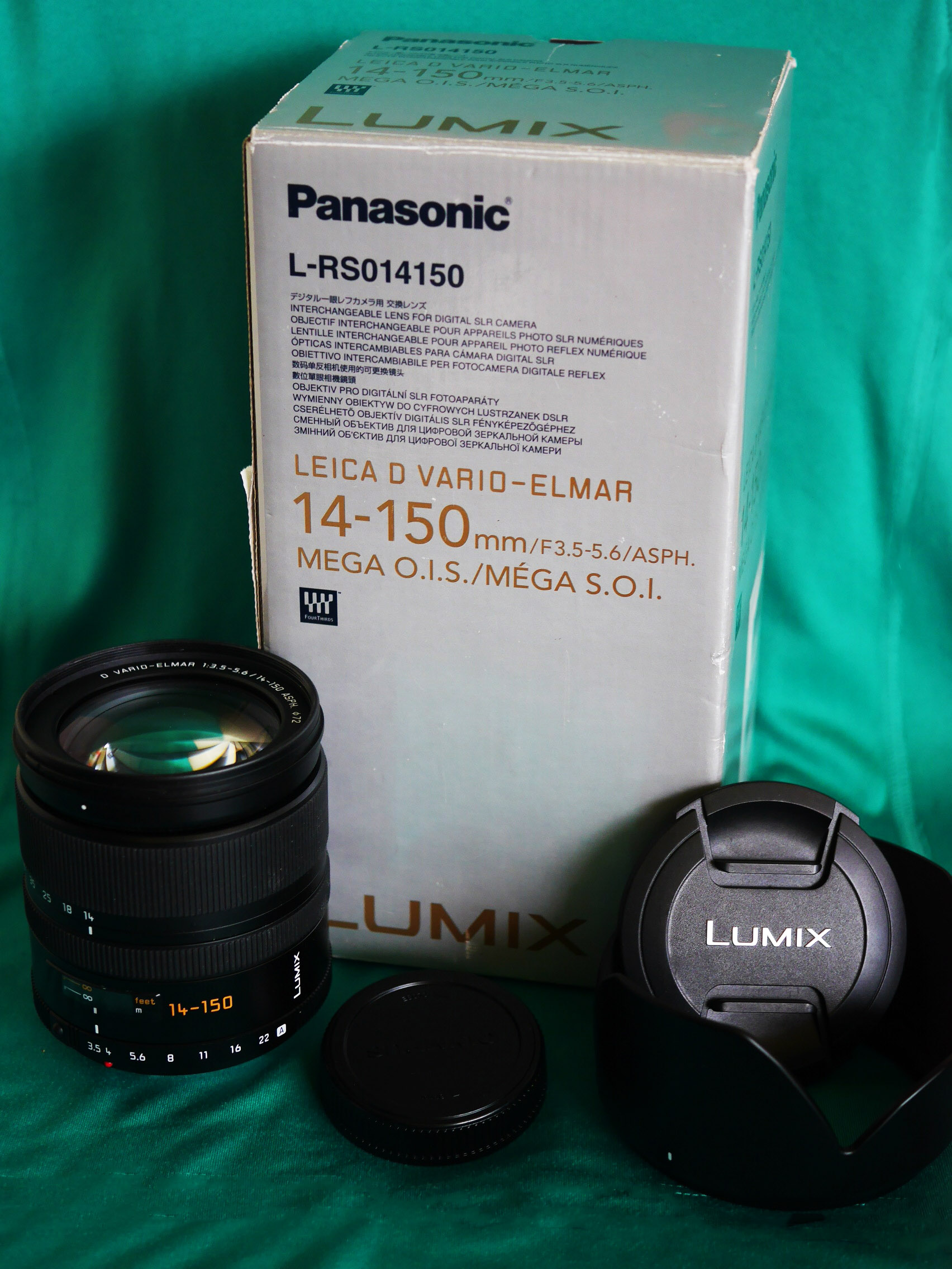 Leica D Vario-Elmar Panasonic 14-150mm F/3.5-5.6 in Box L-RS014150