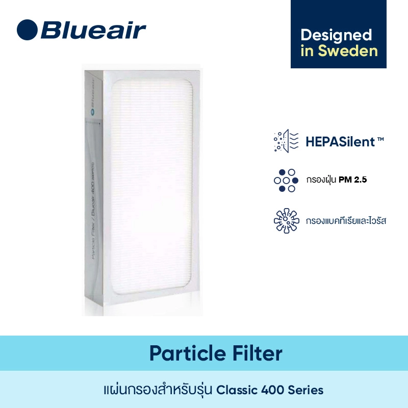 ภาพหน้าปกสินค้าBl แผ่นกรอง Particle สำหรับรุ่น Classic 400 Series แผ่นกรองอากาศ ฟอกอากาศ กรองฝุ่น กรอง PM2.5 ได้ แผ่นกรอง ฟิลเตอร์ Filter HEPA กรองแบคทีเรียและไวรัส