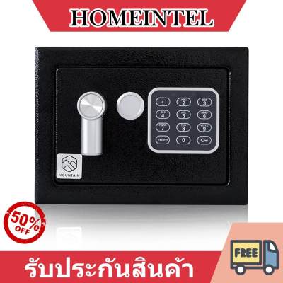 Electronic Safe ตู้เซฟ ตู้เซฟสองระบบ ตู้นิรภัย รุ่น FUJI-17B (Size : 23 x 17 x 17 cm.) สีดำ ส่งฟรี มีเก็บปลายทาง รับประกันสินค้า by HomeIntel [ ตู้เซฟกันไฟ ตู้เซฟเก็บปืน ตู้เซฟหนังสือ ตู้เซฟออมสิน ตู้เซฟนิรภัย ตู้เซฟขนาดเล็ก ]