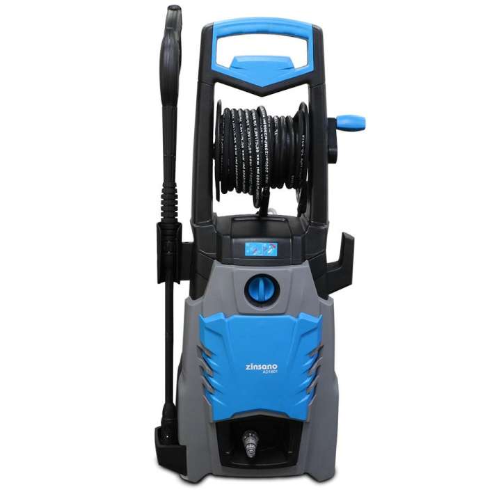 Zinsano - เครื่องฉีดน้ำแรงดันสูง 180 บาร์ รุ่น AD1801  หัวปั๊ม 3 ลูกสูบ  Induction Motor โรลม้วนสายฉีดน้ำ พร้อมที่จัดเก็บอุปกรณ์ในตัว ประหยัดพลังงาน ควบคุมการผลิต โดยบริษัทชั้นนำจากอิตาลี