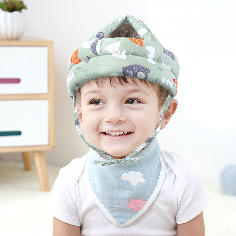 หมวกเด็กวัยหัดเดิน ป้องกันศีรษะ หมวกฟองน้ำนุ่ม หมวกเด็กปรับได้ ฝาป้องกันการชนกัน ฝาปิดนิรภัยToddler Anti-collision Protective Hat Baby Safety Cap