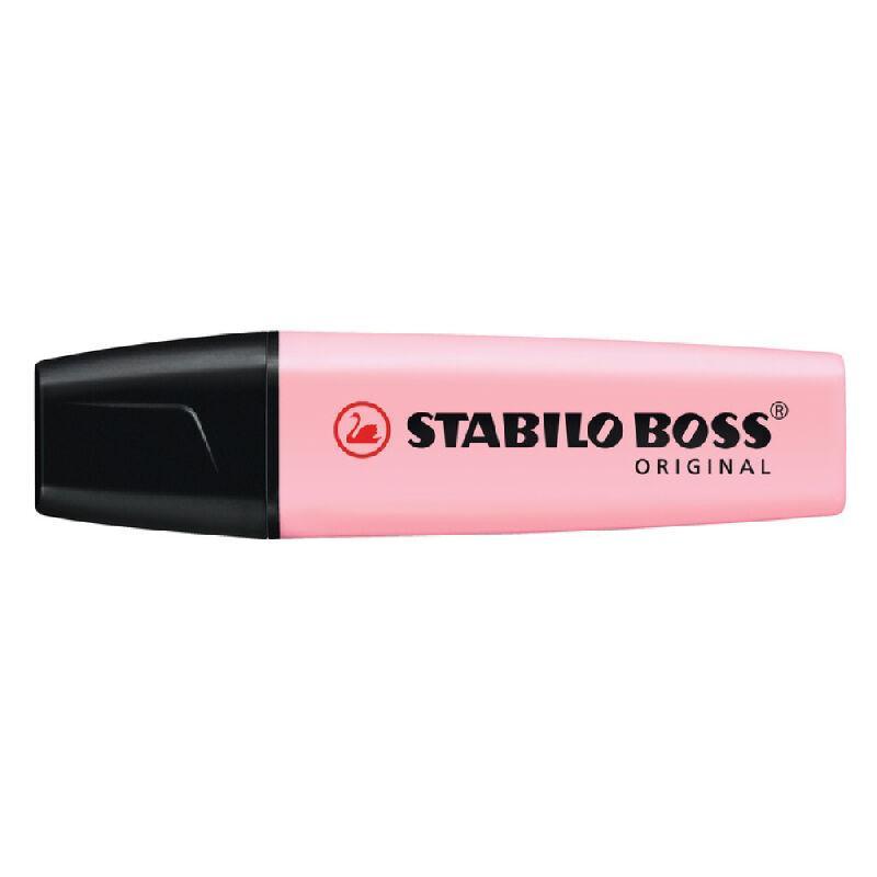 Electro48 STABILO BOSS Pastel ปากกาเน้นข้อความ สี Pink Blush 70/129
