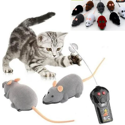 MEIK 1PC Funny Remote Control RC Rat Mouse Wireless For Cat Dog Pet Toy Novelty Gifts