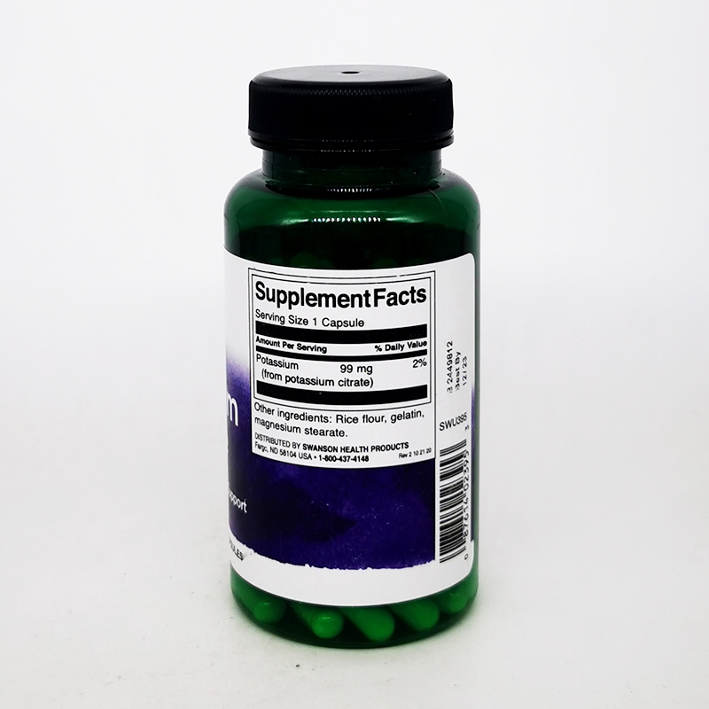 American Original SWANSON Swanson Potassium Citrate Capsules Supplement