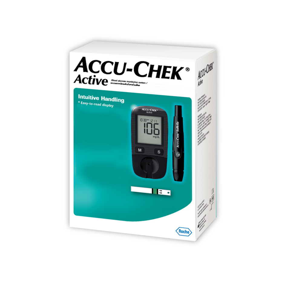 Accu-Chek ACTIVE Test Strip ประกันของแท้ (100 ชิ้นกล่อง) - pharma-max ...