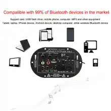 ภาพขนาดย่อของภาพหน้าปกสินค้า(จัดส่งจากกรุงเทพ) ใช้ไฟบ้าน220V แอมป์จิ๋ว DC 12V 24V เครื่องขยายเสียงลำโพงสเตอริโอขยายเสียงดิจิตอล 8-12นิ้ว Board ซับวูฟเฟอร์ รองรับ USB TF Remote Control หลายทางเลือก 400Ｗ เสียงแหลมใส เสียงเบสแน่น จากร้าน Nice_Tools บน Lazada ภาพที่ 7