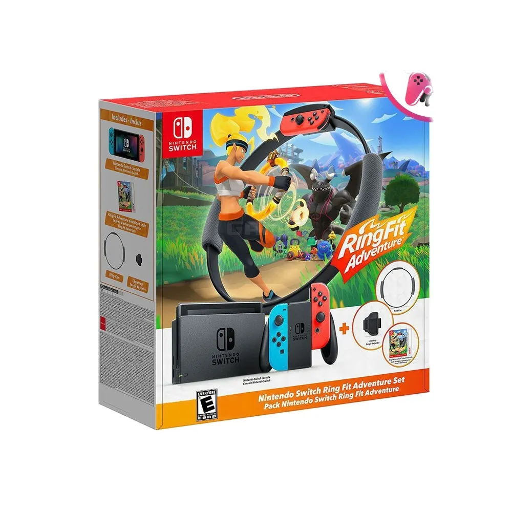 เครื่อง Nintendo Switch Ring Fit Adventure Set ประกัน 1 ปี [Nintendo Switch Console] [Ringfit]