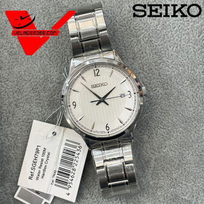 ดูภาพ Seiko SGEH79P Quartz Sapphire Glass นาฬิกาข้อมือผู้ชาย ตัวเรือนและสายเป็นสแตนเลส รุ่น SGEH79P1 เพิ่มเติม Seiko SGEH79P Quartz Sapphire Glass นาฬิกาข้อมือผู้ชาย ตัวเรือนและสายเป็นสแตนเลส รุ่น SGEH79P1