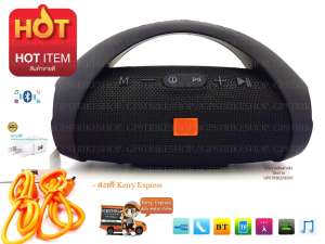 ลำโพงบลูทูธ รุ่น Boombox mini (พิเศษ) ตัวใหญกว่าเดิมเเละหูด้ามจับหนาใหญ่ขึ้น กันน้ำได้ เสียงเพราะมาก เสียงดัง เบสทุ้ม เสียงไม่แตก แบตอึดทนนานฟังต่อเนื่องได้หลายชั่วโมงติดต่อกันคุ้มค่าคุ้มราคาที่สุด ใช้ทนใช้นาน แถมฟรี หัวชาร์ทแบตเตอรี่ มูลค่า 199 บาท ฟรี