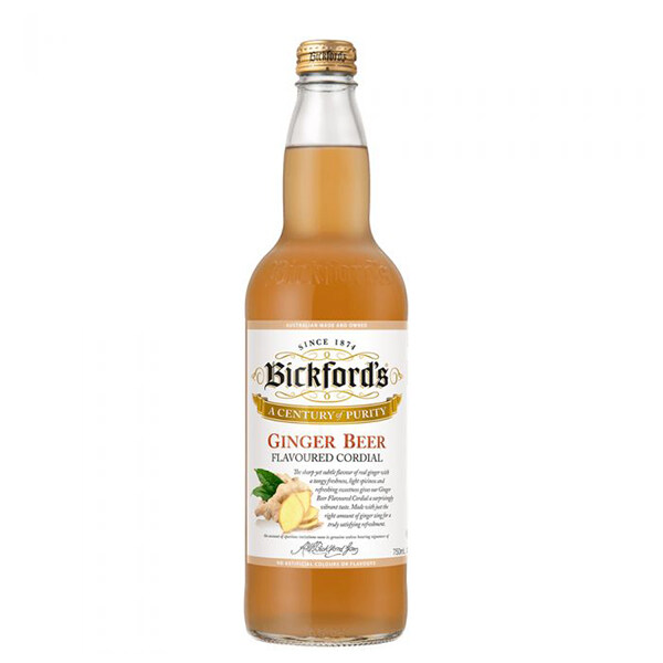 Bickford's Ginger Beer Flavour Syrup 750ml น้ำขิงเข้มข้น ตราบิ๊กฟอร์ด ขนาด 750มล. (1344)