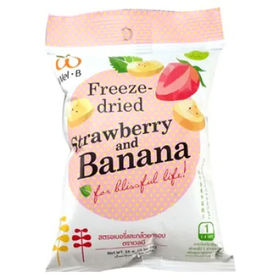 Wel-B FD Strawberry+Banana 16g. ( firstkidsthailand )