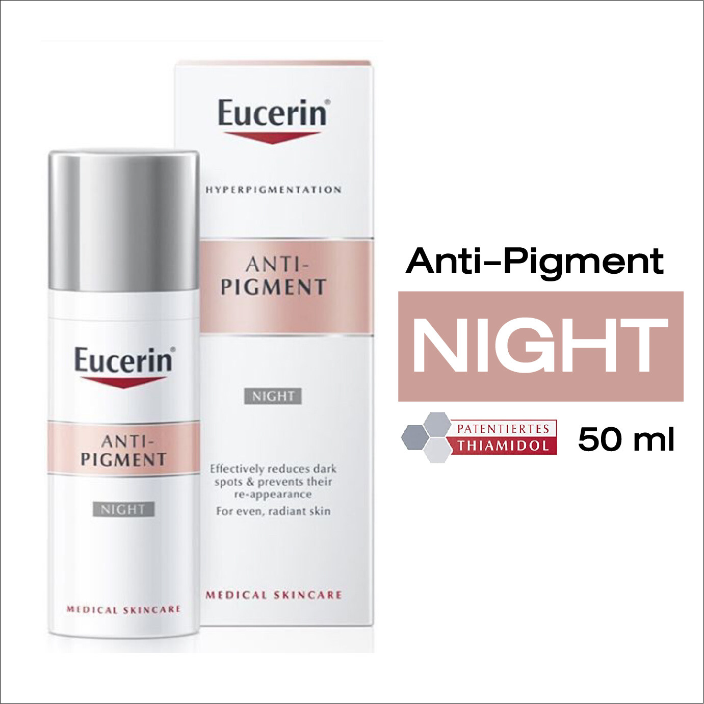 Eucerin AntiPigment Night Cream 30ml. เซรั่มบำรุงหน้าขาวกระจ่างใส ใน2สัปดาห์ Lazada.co.th